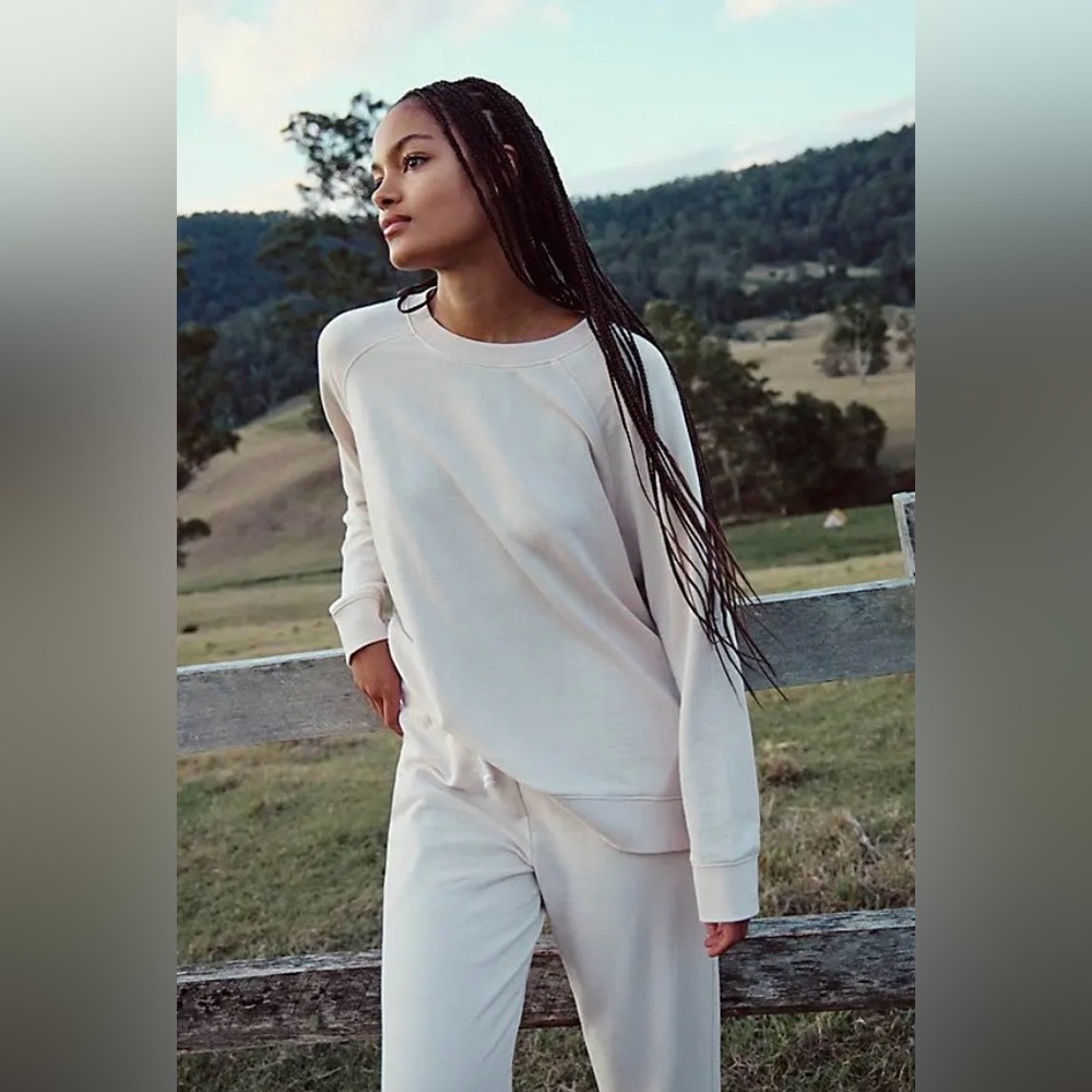 Free People | Free People Movement Playbook Oversize Tunic with Pockets Tofu XS